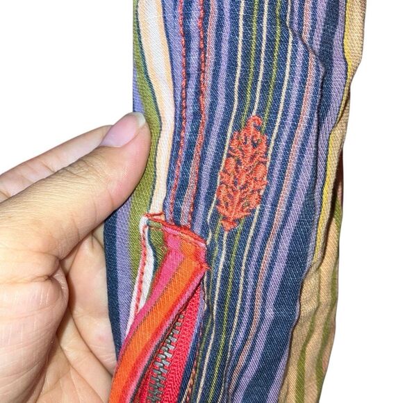 FREE PEOPLE MOVEMENT Sz XS SIDE STEP HAREM PANTS STRIPED PULL ON TIGER LILY #752 - Picture 4 of 16